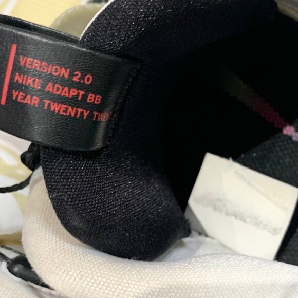 Nike Adapt BB 2.0 Oreo White Black Speckle Auto Lacing Basketball Shoes Size 8.5 - Picture 8 of 16